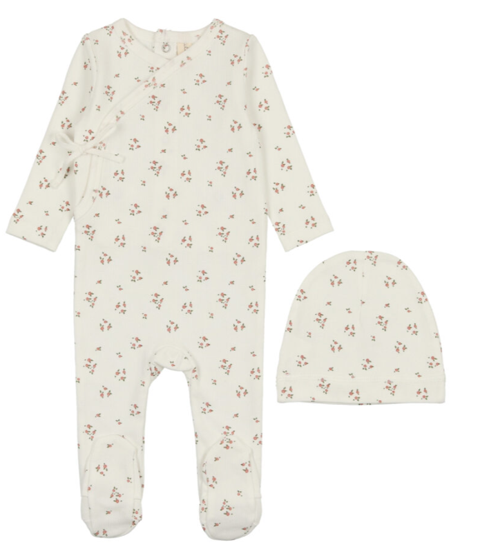 LILETTE DAINTY FLORAL FOOTIE SET (9M)