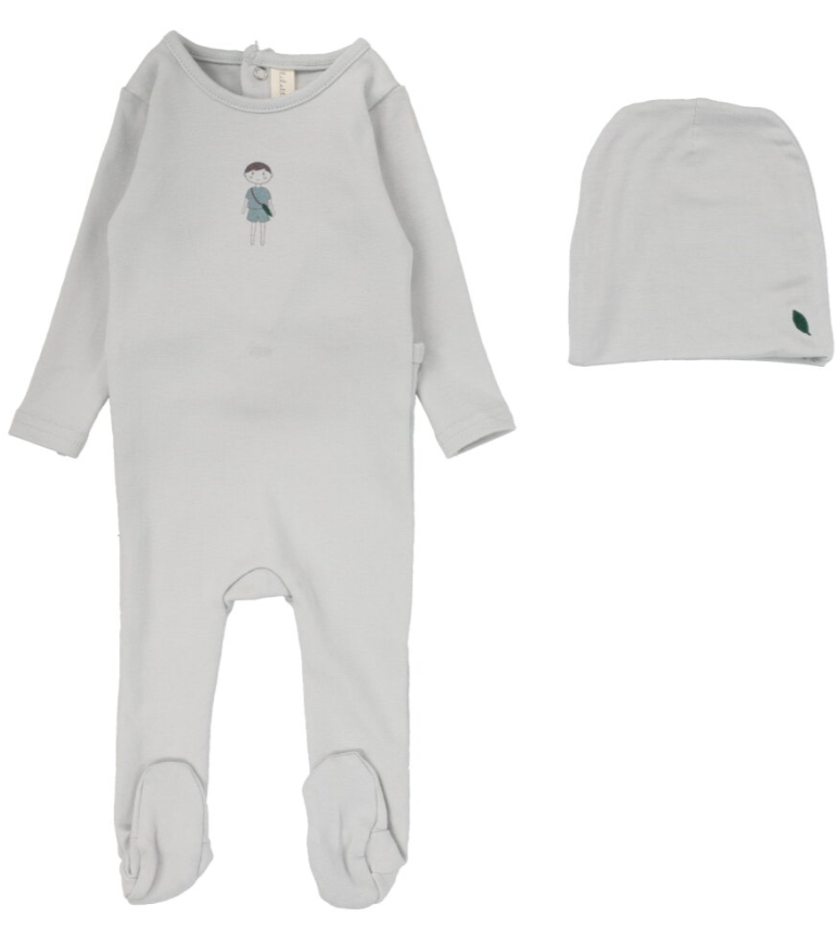 LILETTE DOLL FOOTIE SET (3M-9M)