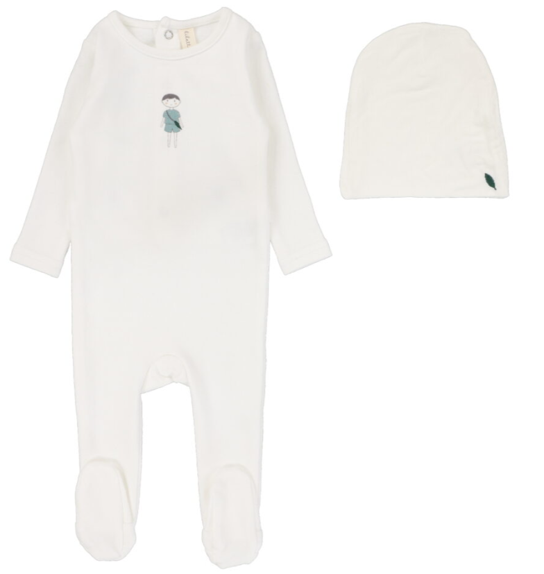 LILETTE DOLL FOOTIE SET (3M-9M)