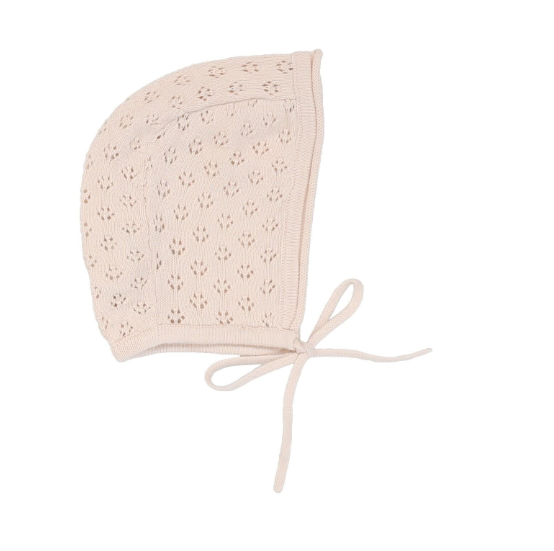 LILETTE KNIT POINTELLE BONNET (3M-12M)