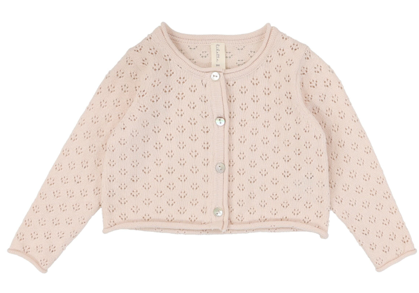 LILETTE KNIT POINTELLE CARDIGAN (3M-36M)