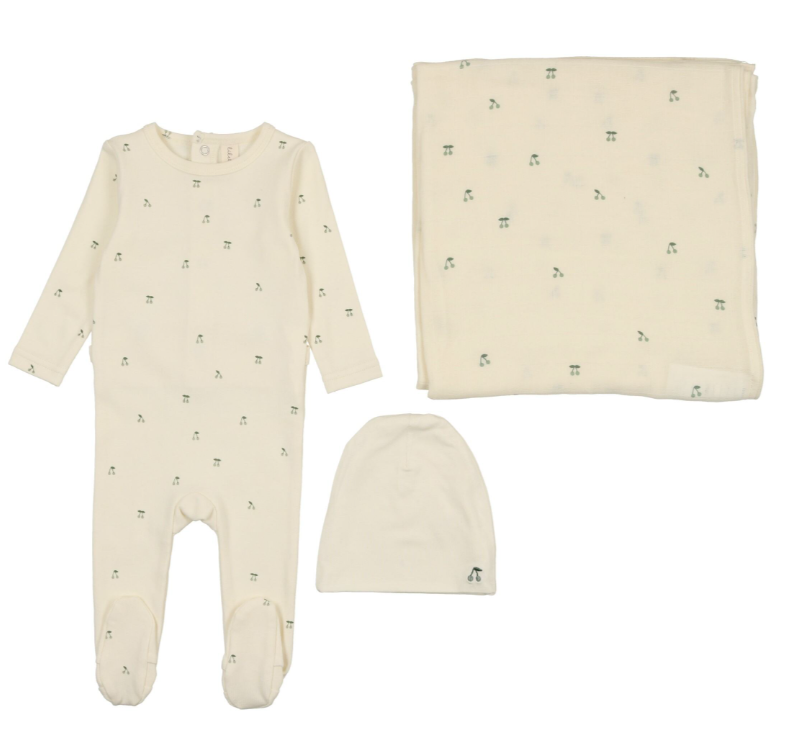 LILETTE SCATTERED CHERRY LAYETTE SET (NB-6M)