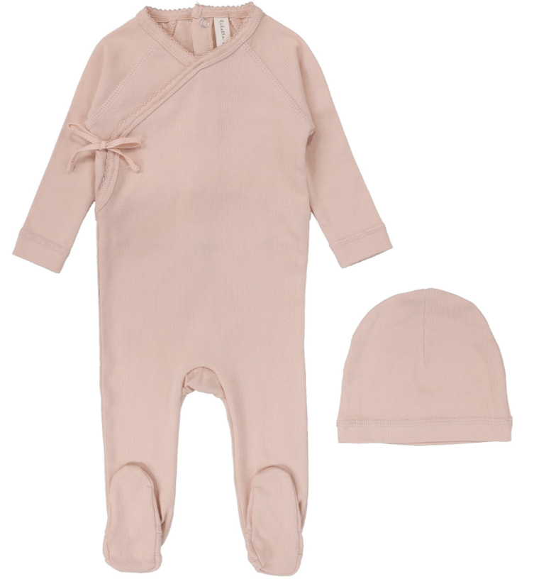 LIL LEGS WRAPOVER FOOTIE SET (NB-6M)