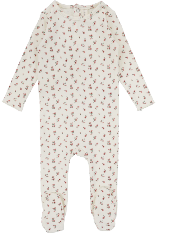 LIL LEGS VINTAGE FLORAL FOOTIE (NB-24M)