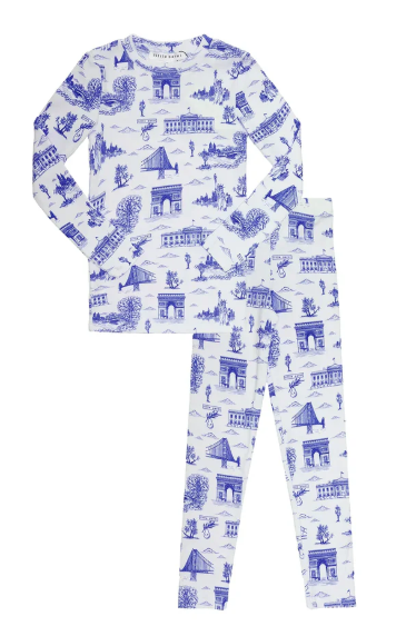LITTLE PARNI CANVAS PAJAMAS (18M-16Y)