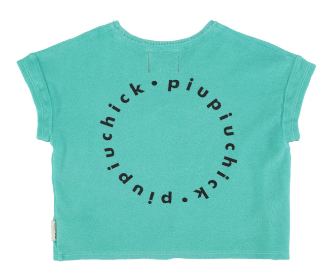 PIUPIUCHICK LOGO PRINT TSHIRT (3-10Y)