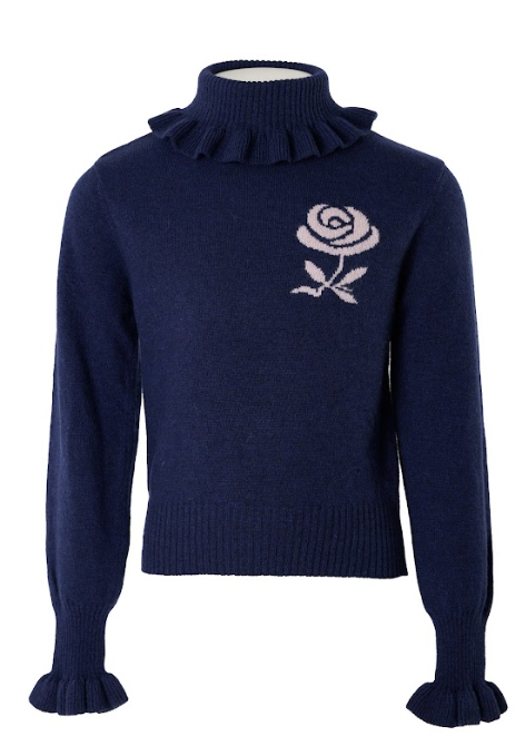 MIMISOL JACQUARD SWEATER (10-18A)