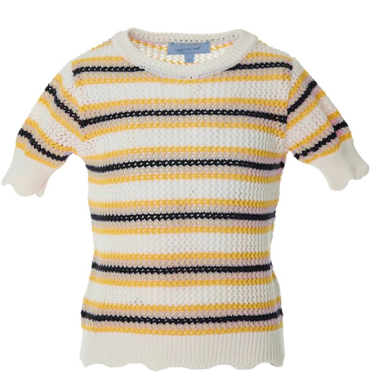MIMISOL STRIPED KNITTED TOP (12-18A)