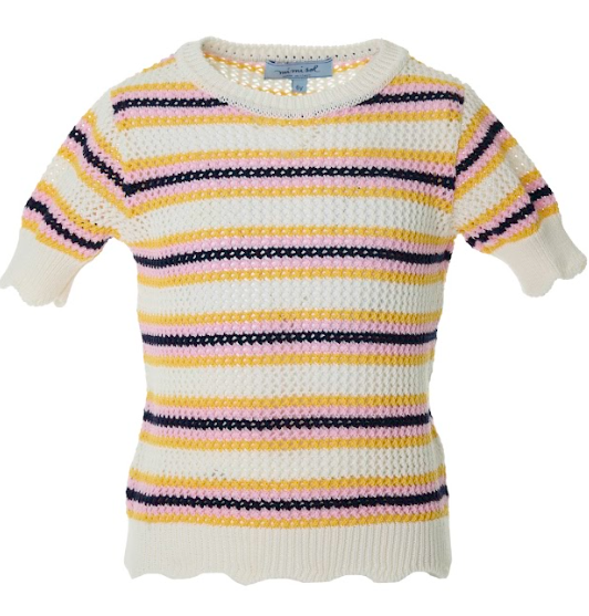 MIMISOL STRIPED KNITTED TOP (12-18A)