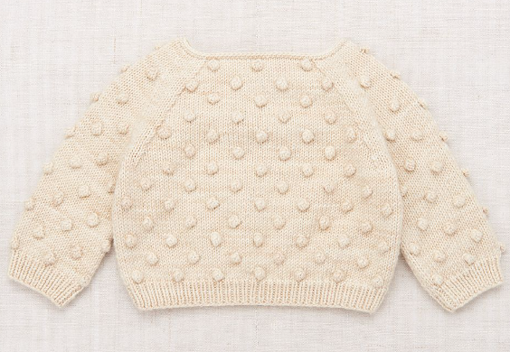MISHA & PUFF POPCORN SWEATER(6M-24M)