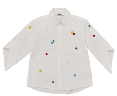 MSGM GIRL POPLIN SHIRT (10-14Y)