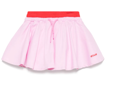 MSGM FLEECE TWILL SKORT (4-8Y)