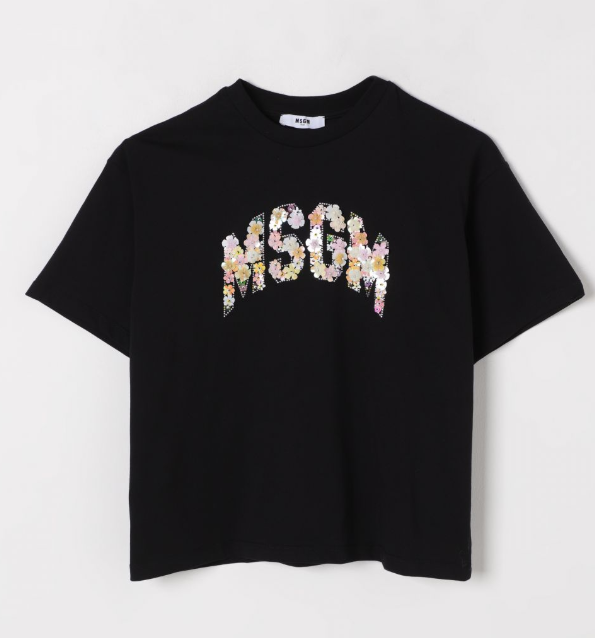 MSGM GIRLS OVER JERSEY TSHIRT (4-14Y)