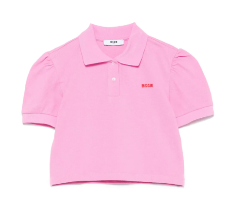 MSGM GIRL PIQUET POLO SHIRT (4-8Y)
