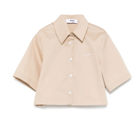 MSGM GIRL POPLIN SHIRT (10-14Y)