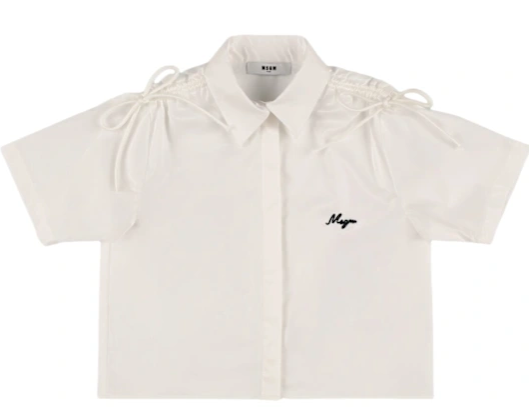 MSGM GIRL POPLIN SHIRT (10-14Y)
