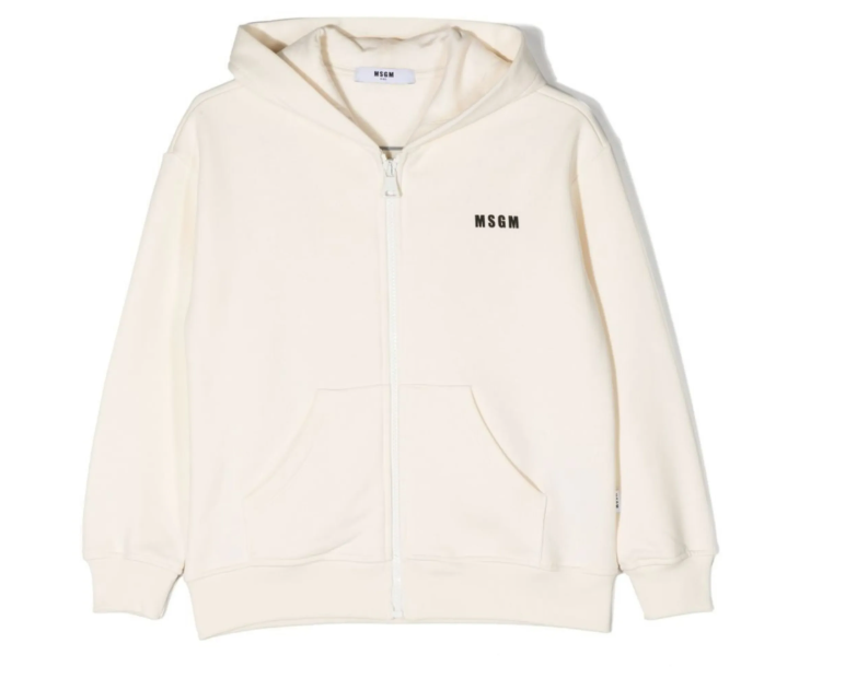 MSGM UNISEX ZIP HOODIE (4-14Y)