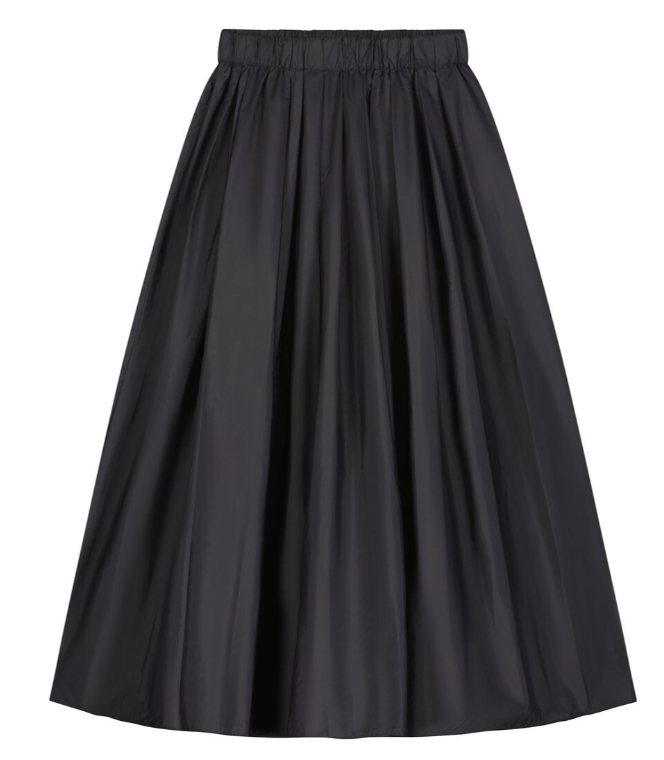 N.M PLEATED TAFFETA SKIRT (XS-XL)