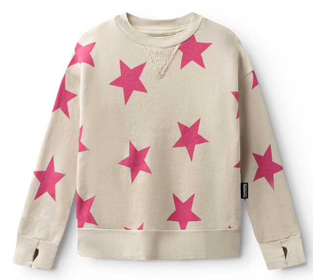 NUNUNU STAR SWEATSHIRT (18M-14Y)