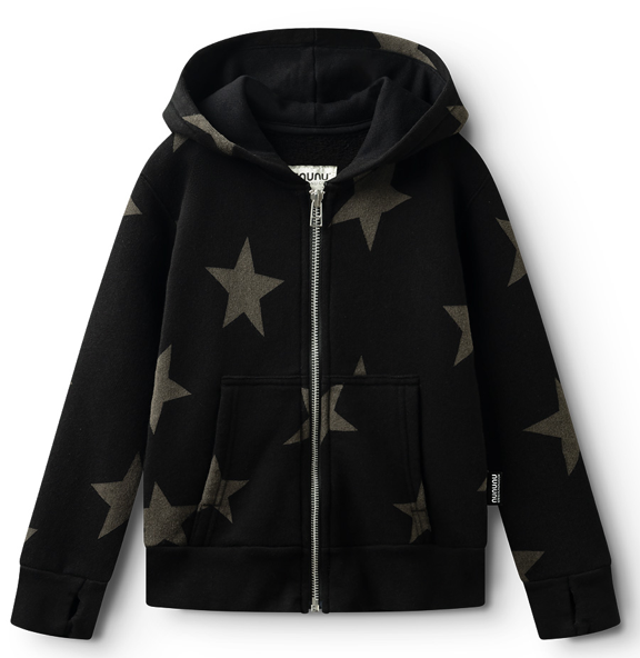 NUNUNU STAR ZIP HOODIE (2-11Y)