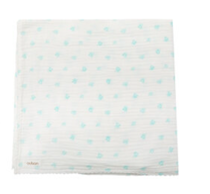 OUBON FLORAL PRINT SWADDLE (OS)