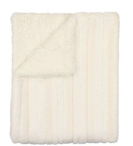 PELUCHE SUPER FLUFF LUX FUR BLANKET (OS)