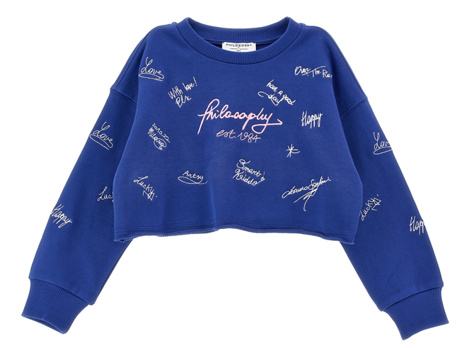 PHILOSOPHY LS PULLOVER W/LOGO (4-14A)
