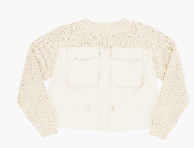 PINKO LS PULLOVER W/POCKETS (10-14A)
