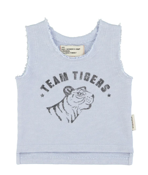 PIUPIUCHICK SLEEVELESS TIGER TSHIRT (12M-3Y)