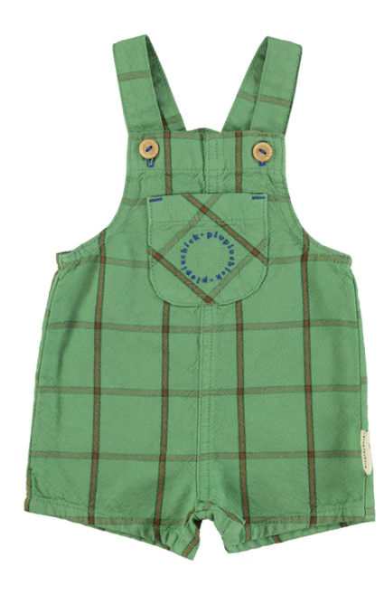 PIUPIUCHICK BABY SHORT DUNGAREES (6M-24M)