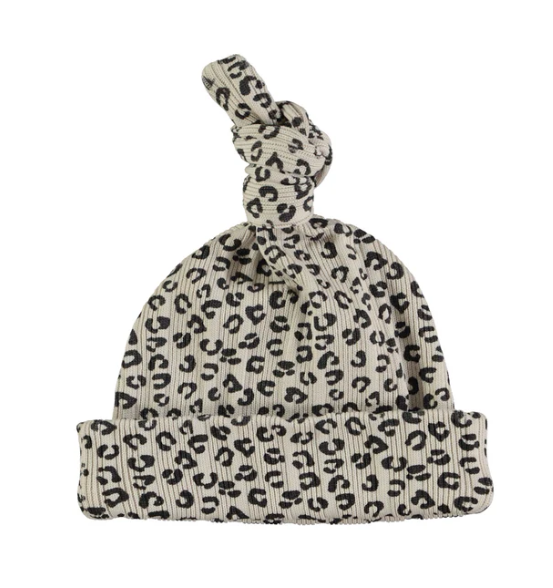 PIUPIUCHICK NB ANIMAL PRINT HAT (6M)