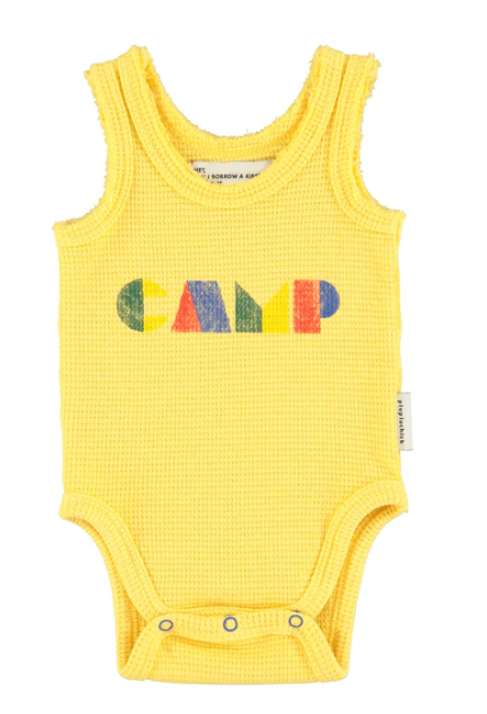 PIUPIUCHICK SLEEVELESS CAMP BODYSUIT(6M-24M)