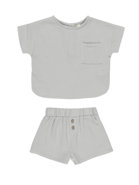 QUINCY MAE BOXY TOP & SHORT SET (6M-3Y)