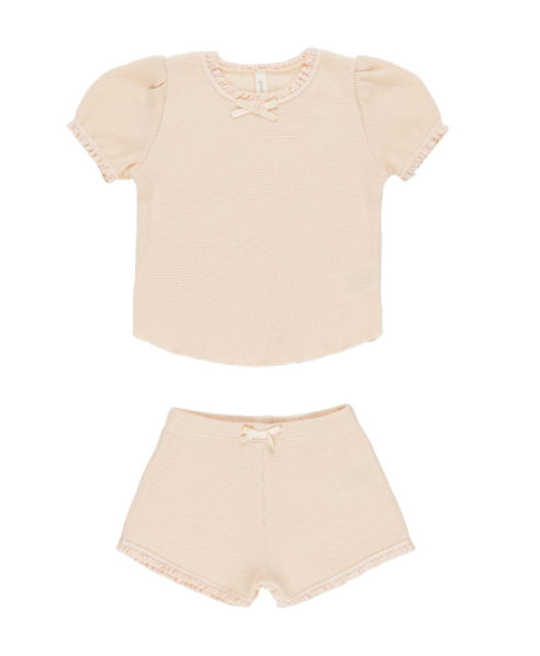 QUINCY MAE RUBY TOP & SHORT SET (6M-3Y)