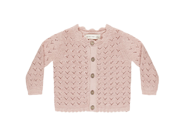 QUINCY MAE SCALLOPED CARDIGAN (6M-24M)