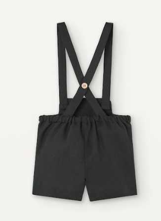 POPELIN LINEN PANELLED DUNGAREES (18M-5Y)