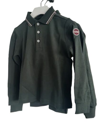 COLMAR STRIPES & LINES LS POLO TOP (6-16Y)