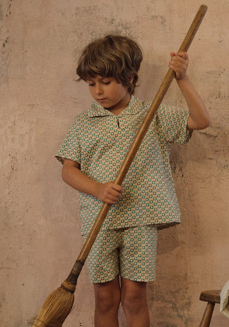 BENE BENE BLOCK HALF SHIRT (18M-24M)