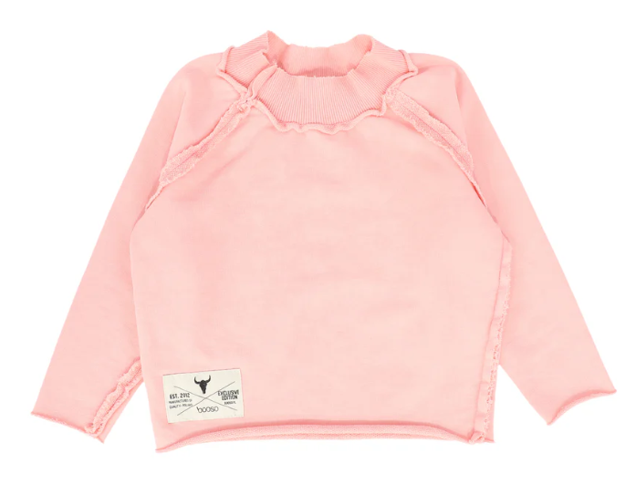 BOOSO PINK SHAPE SWEATSHIRT (2-11Y)
