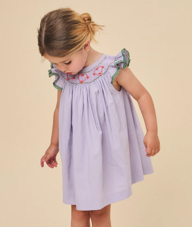 BIRINIT PETIT LILLY SMOCKED DRESS (3-12Y)