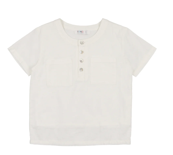 COCO BLANC SHORT SLEEVE SHIRT (3-10Y)