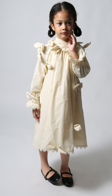 TIA CIBANI ESTRELLA BOW FROCK (2-16Y)