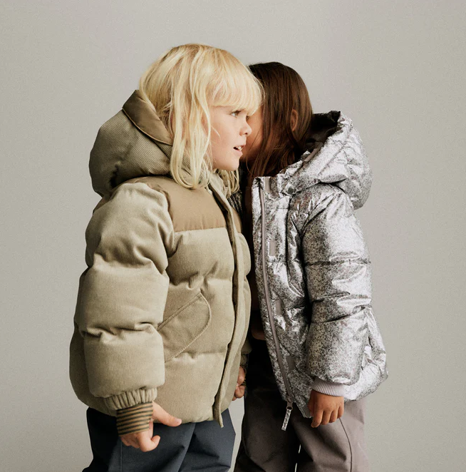 WHEAT MADS PUFFER JACKET (3-10Y)