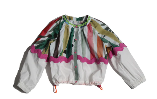 TIA CIBANI ATHENA PATCHWORK BOMBER (9-16Y)