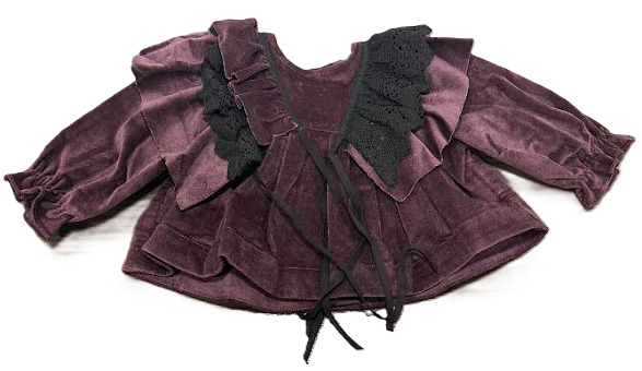 TIA CIBANI GAEL BABY DOLL BLOUSE (6M-24M)
